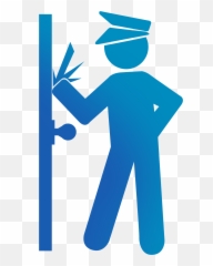 Clip Clipart Law Enforcement - Police Knocking On Door Police Knock The Door Clipart Png,Door Png