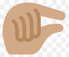 Pinching Hand Medium Skin Tone Emoji - Takes A Little Bit Of White Brainwash png