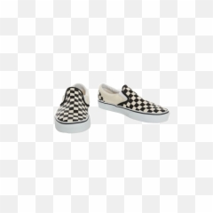 Checkered Vans Slip - On Png