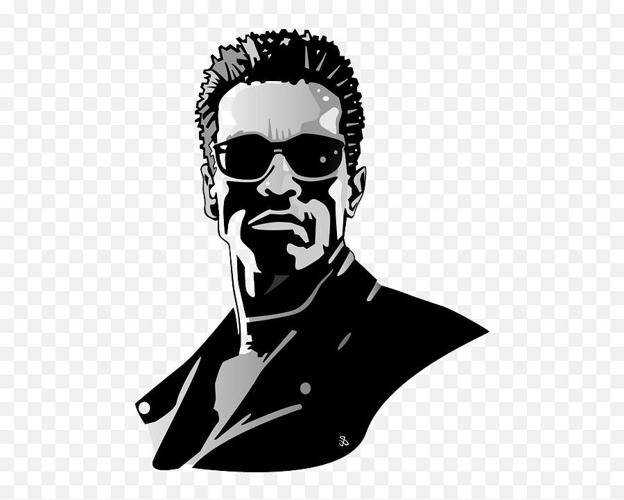Terminator Clipart Sunglasses - Arnold Schwarzenegger Clip Arnold Schwarzenegger Sticker Png,Arnold Schwarzenegger Transparent