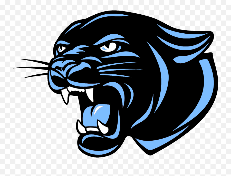 Charles City High School Va Panther Logo - 1600x1200 Png Panthers Basketball Logo Blue,Panther Logo Png