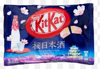 Sakura Japanese Sake Kit Kats U2013 Haul - Saki png