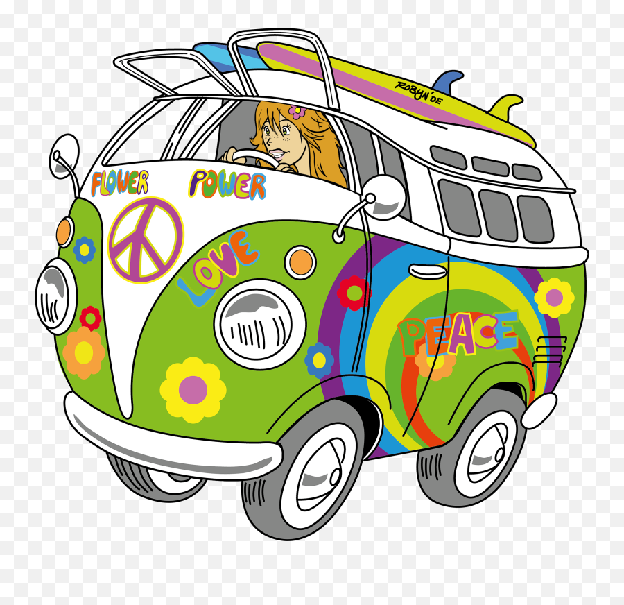 Download The Gallery For Hippie Png - Volkswagen Bus Hippie Png,Hippie Png