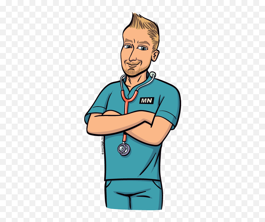 Nurse Clipart Man - Cartoon Male Nurse Png,Nurse Clipart Png