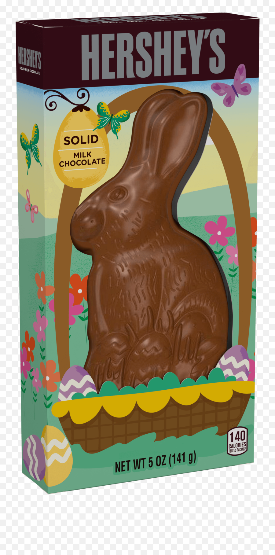 Hersheyu0027s Solid Milk Chocolate Easter Bunny Large 14 Oz - Chocolate Easter Bunny Candy Png,Chocolate Bunny Png