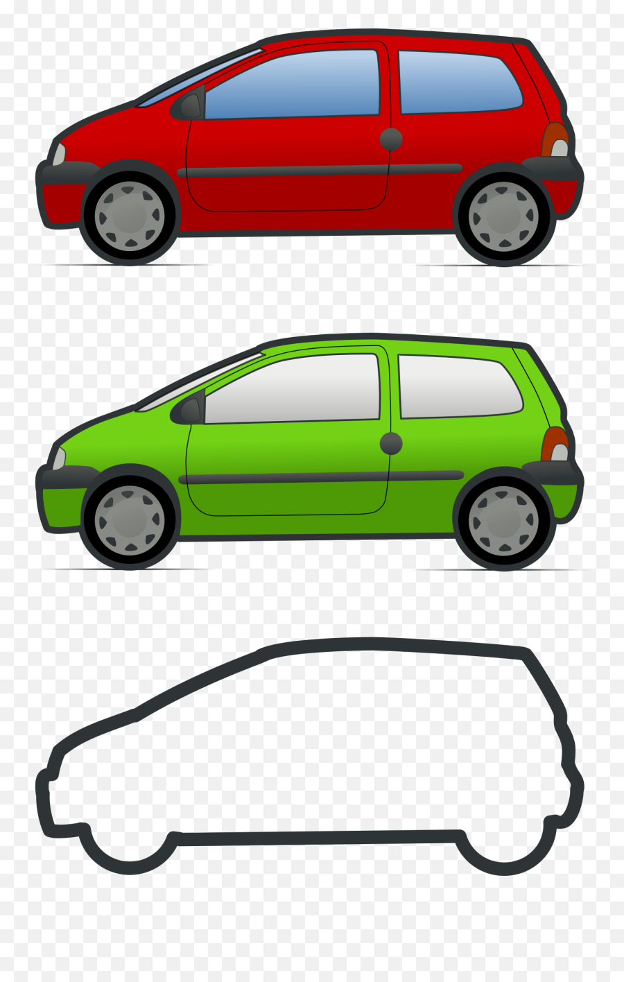 Red And Green Car Icon Png Clipart - Car Clipart Small,Green Car Png
