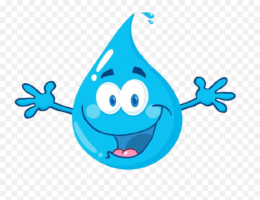 Cartoon Water Png Download - Gota De Agua Feliz,Cartoon Water Png