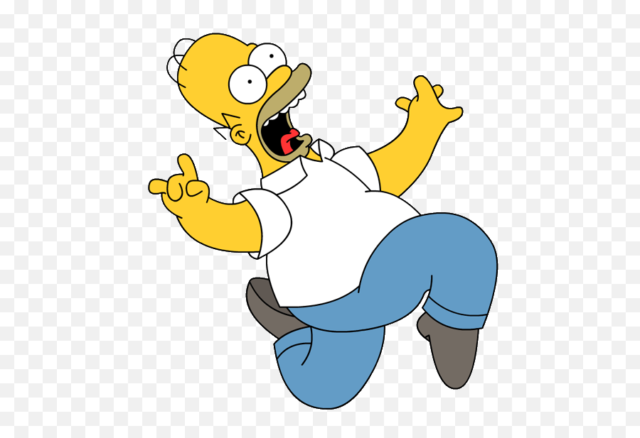 Funny Png 1 Image - Homer Simpson Running Png,Funny Png Images