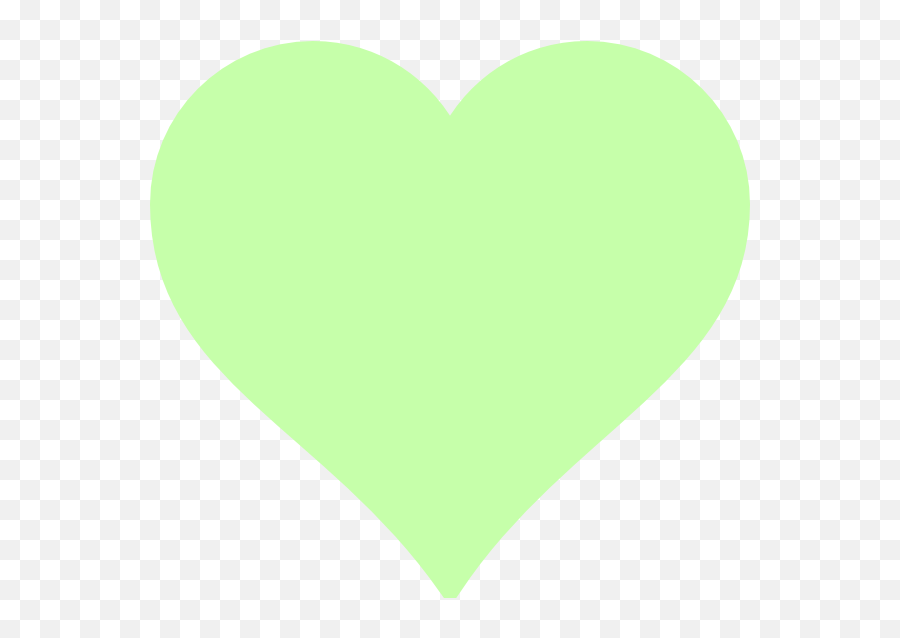 Free Clip Arts Design Of Green Heart - Light Green Heart Png,Green Heart Png
