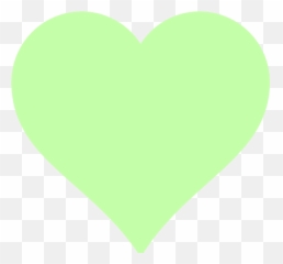 Free Clip Arts Design Of Green Heart - Light Png