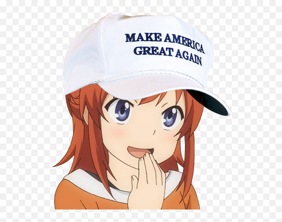 Anime Girl Make - Anime With Hat Make America Great Again Png,Make America Great Again Png