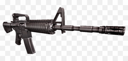 Download M4 Png - 3d Assault Rifle Png,M4a1 Png