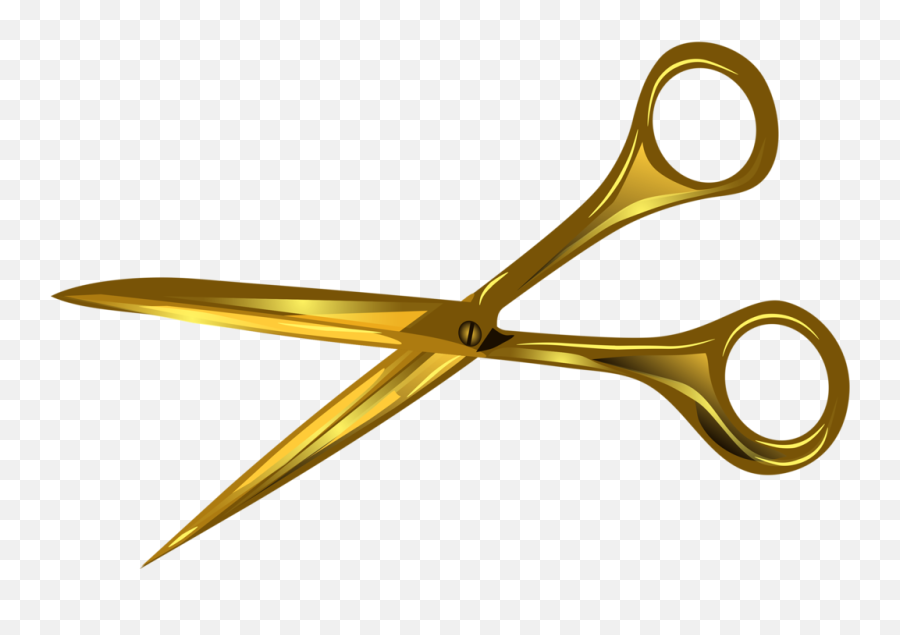 Gold Scissors Png Transparent Background