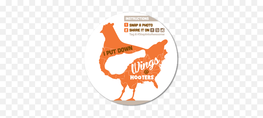Hooters - National Chicken Wing Day Skiver Advertising Happy National Chicken Wing Day Png,Hooters Logo Png