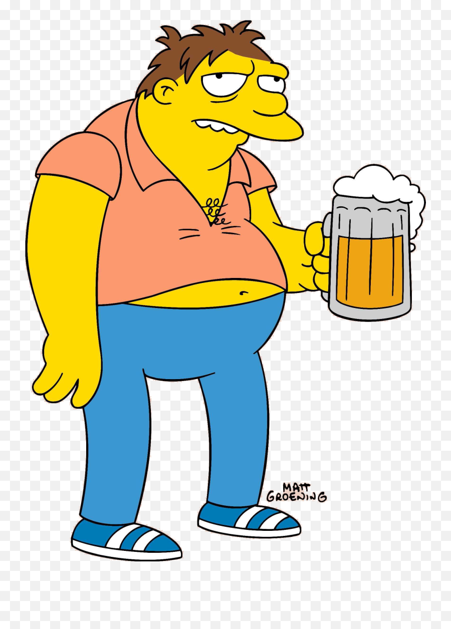 Simpsons Png Picture - Barney Gumble,Drunk Png