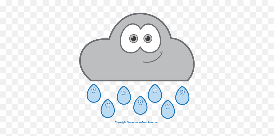 Click To Save Image - Smiling Raindrop Full Size Png Group Of Raindrops Clipart,Rain Drop Png