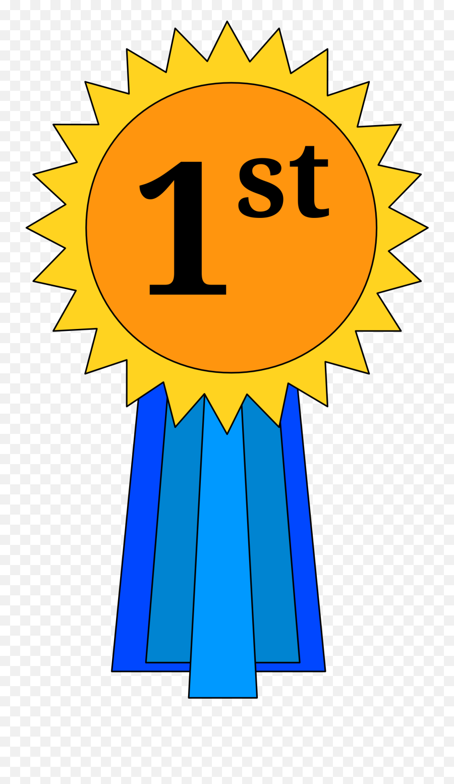 Free 2nd Place Ribbon Png Download Clip Art - Congratulations On 1st Position,Winner Ribbon Png