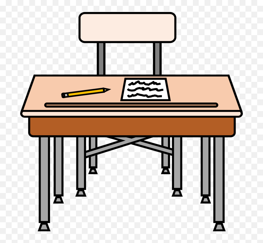 Desk Png - Table Desk Pencil School Drawing Free Commercial Student Desk Clipart,Desk Png
