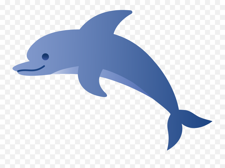 Painted Blue Dolphin - Dolphin Clipart Png,Dolphin Transparent Background
