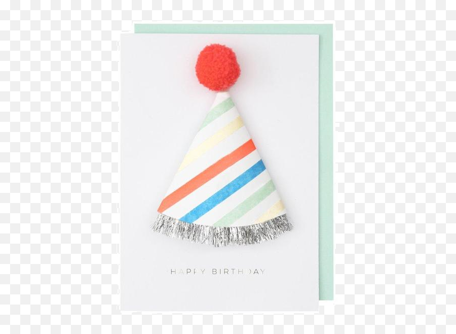 Birthday Hat Card - Party Hat Png,Birthday Hat Transparent