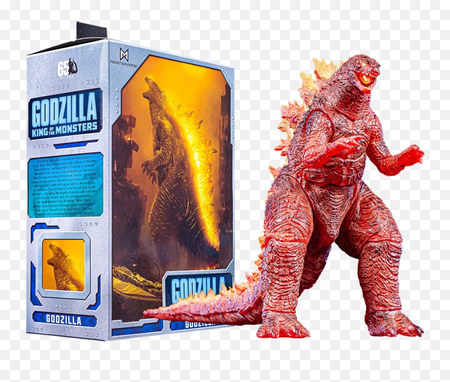 Godzilla King Of The Monsters - Godzilla Version 3 12 Godzilla King Of The Monsters Burning Godzilla Toy Png,Godzilla Png