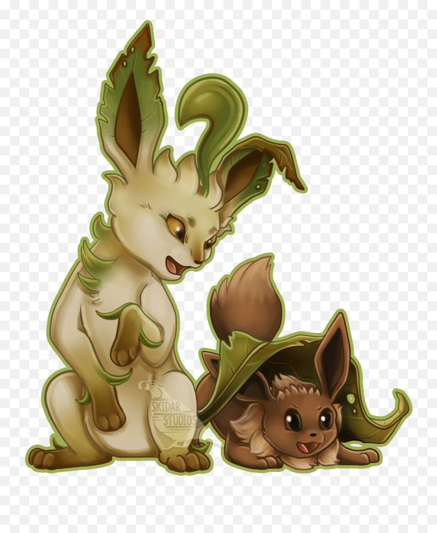 Christineridgway - Leafeon And Eevee Png,Leafeon Png