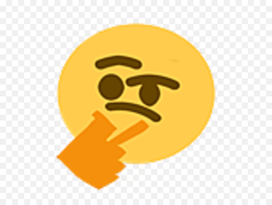 Download Hd Discord Thinking Emoji Png - Thinking Emoji Discord,Thinking Emoji Transparent