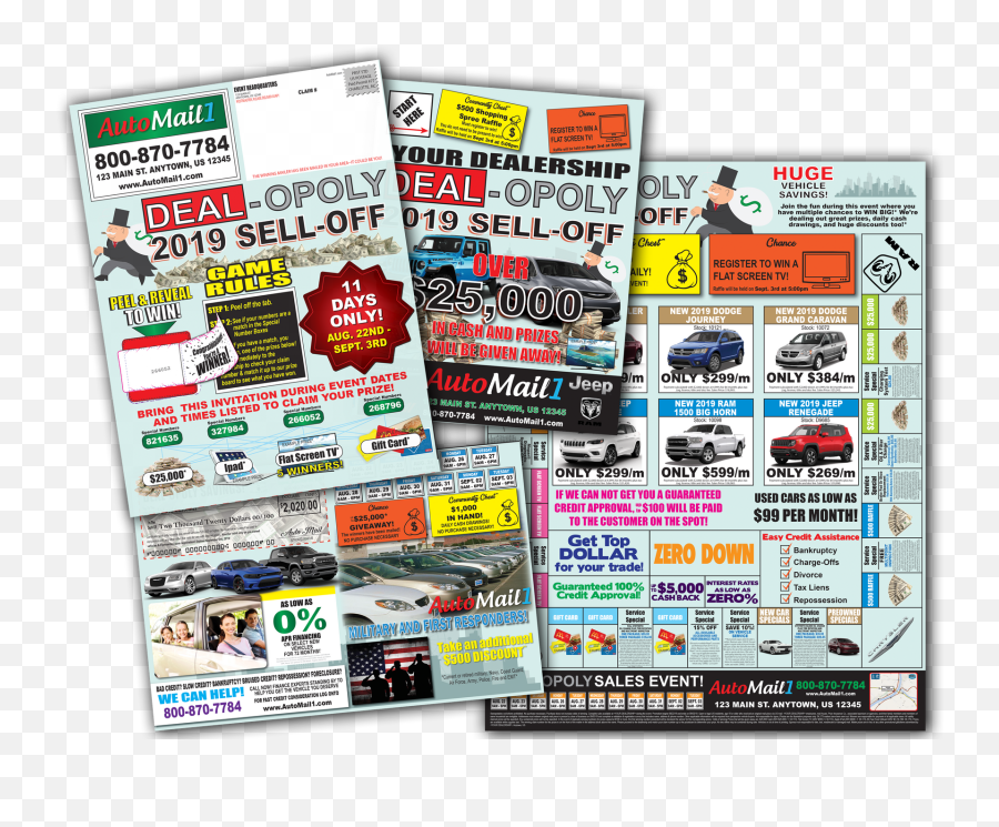 Direct Mail Marketing Png Monopoly