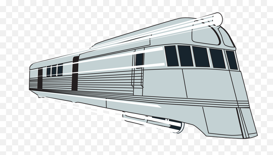 Train Silver Railroad - Silver Bullet Train Drawing Png,Railroad Png