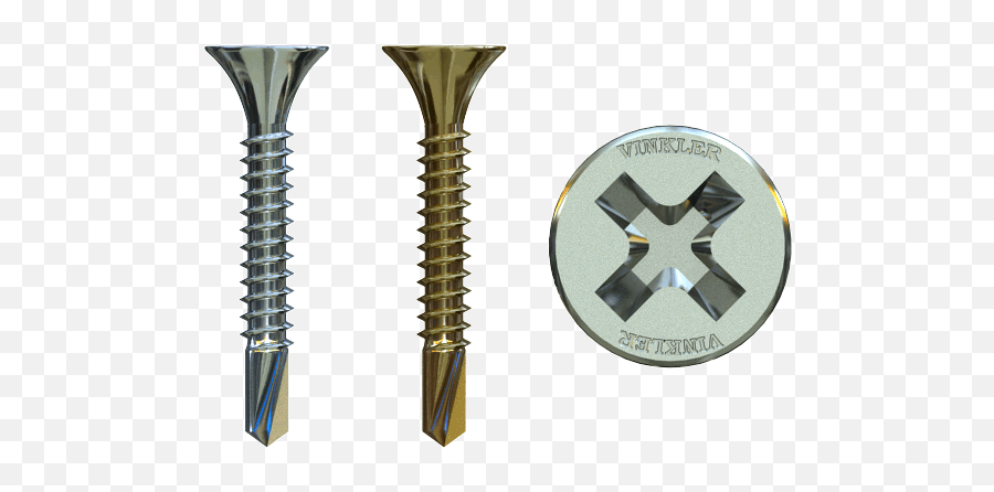 Self - Tapping Screw For Metal With A Drill Self Tapping Screw For Metal Png,Screw Png