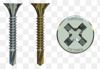 Self - Tapping Screw For Metal With A Drill Self Tapping Screw For Metal Png,Screw Png