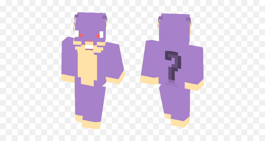 Download 019 Rattata Minecraft Skin For Free - Minecraft Fate Archer Skin Png,Rattata Png