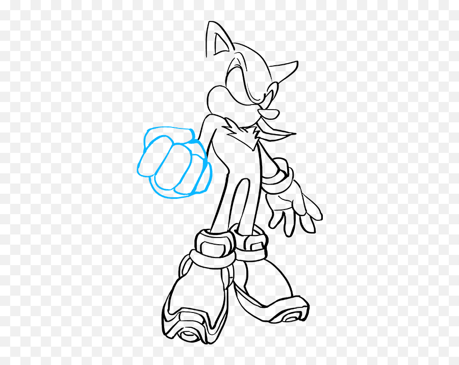 How To Draw Shadow The Hedgehog - Really Easy Drawing Tutorial Fictional Character Png,Shadow The Hedgehog Transparent