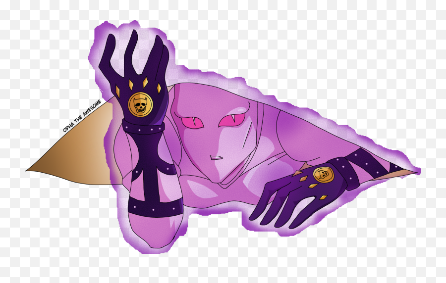 Fanart Oh No Killer Queen Has Already Touched Your Device - Fictional Character Png,Killer Queen Transparent