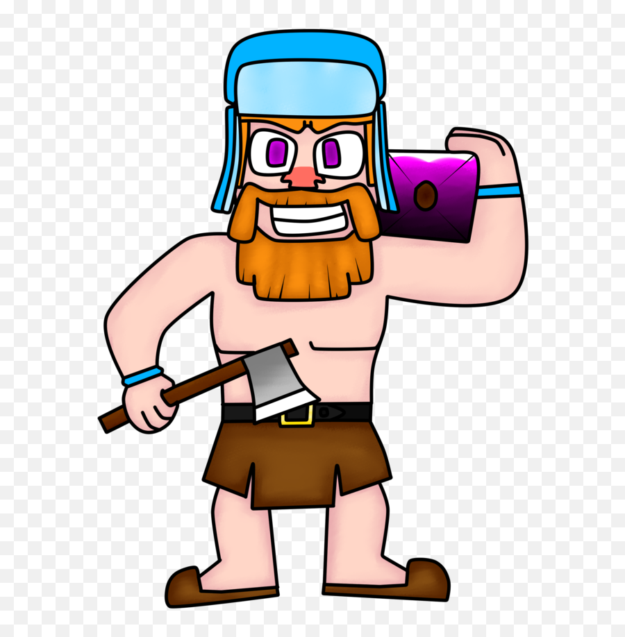 Clash Royale By Junior - Clash Royale Lumberjack Design Png,Clash Royale Transparent