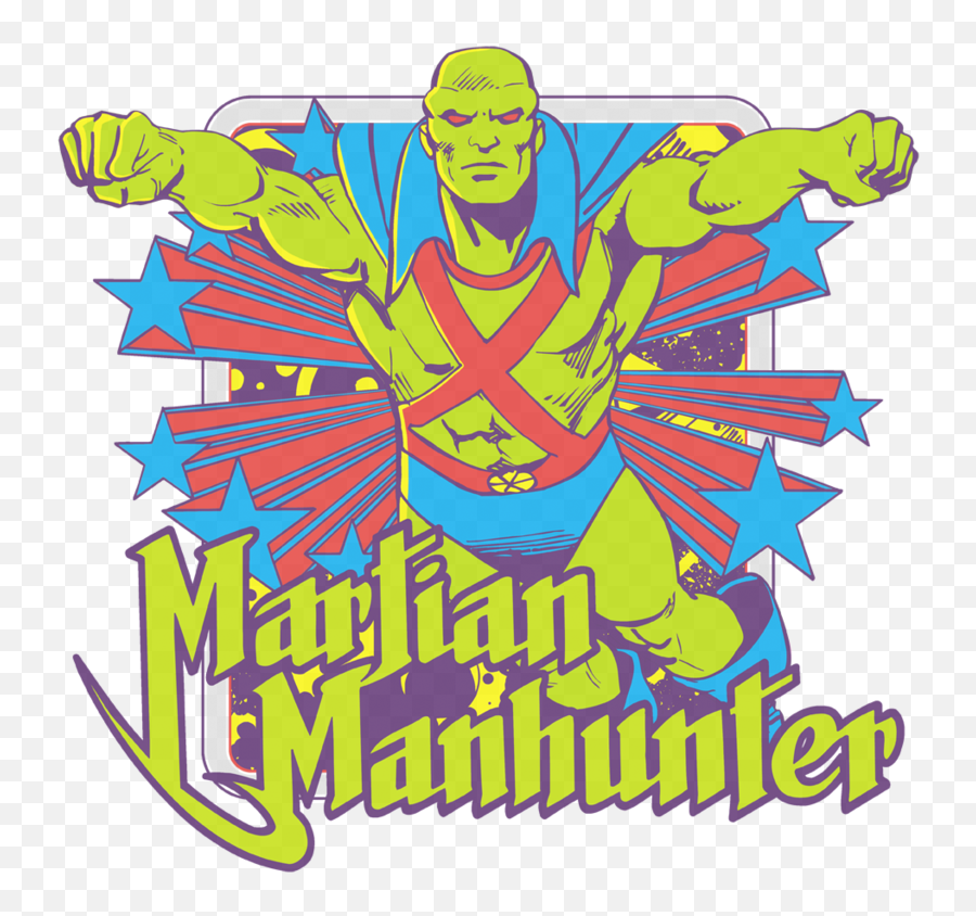 Dc Comics Manhunter Stars Juniors T - Martian Manhunter Png,Martian Manhunter Png