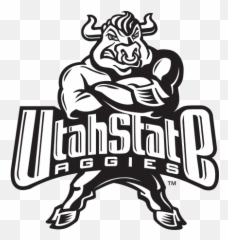 Printed Vinyl Utah State Aggies Stickers Factory - Mascot University Logo png
