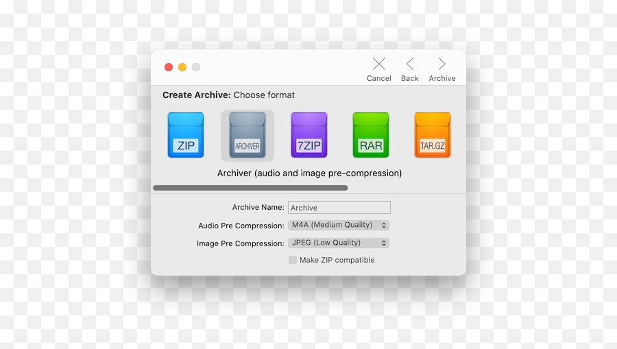 Archiver - Open Archives And Compress Files On Macos Technology Applications Png,Winrar Icon