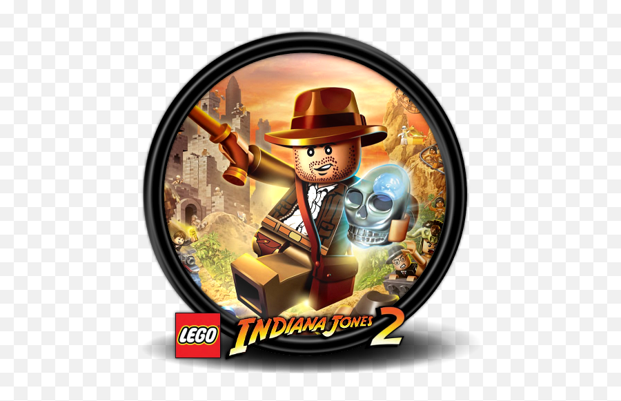 Lego Indiana Jones 2 Icon - Mega Games Pack 36 Icons Legi Indiana Jones Icons Png,16 X`16 Pixel Skull Icon