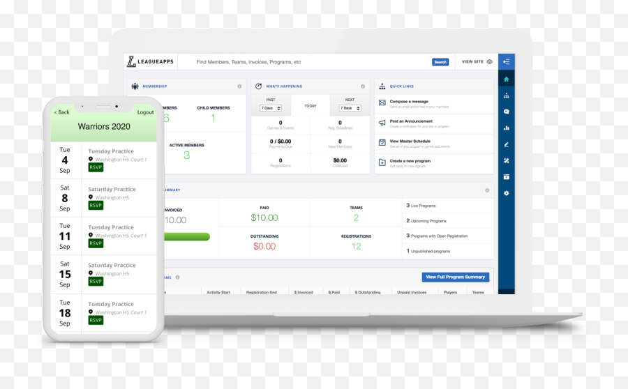 Leagueapps - Sports League U0026 Team Management Software Vertical Png,League Desktop Icon