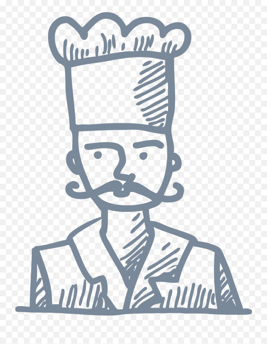 Chef Icon Blue - Illustration Full Size Png Download Seekpng Vector Graphics,Chef Icon Png