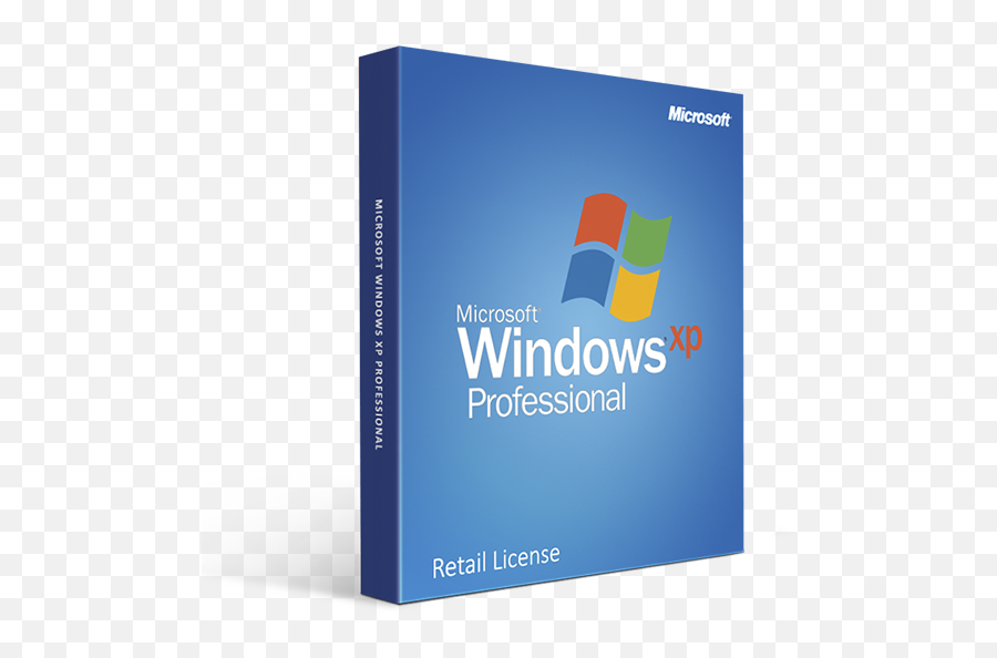 Microsoft Windows Xp Professional Retail License - Windows Xp Png,Vista Driver Icon For Xp