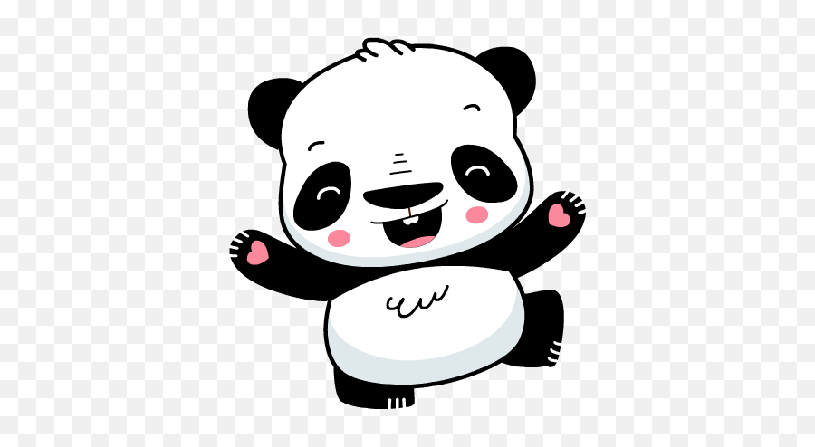 Cute Baby Panda Emoji - Novocomtop Cute Panda Emoji Png,Cute Panda Icon