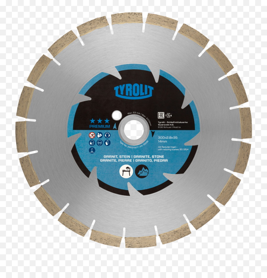 Premium Dct Table Saw Blades - Tyrolit Tyrolit Granite Png,Saw Blade Png