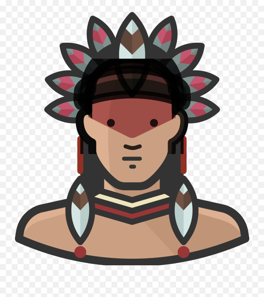 Native Man Icon Free Avatars Iconset Diversity - Brazilian Indian Icon Png,Guy Icon