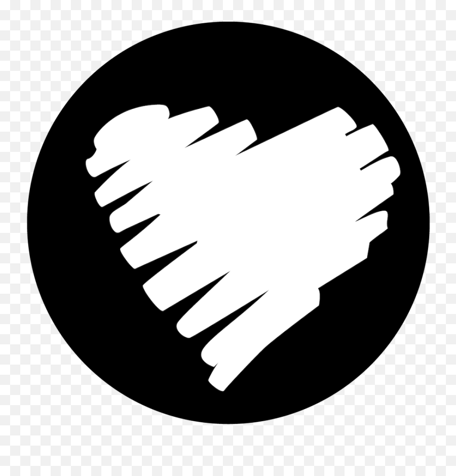 Apollo Brushed Heart - Sr1024 Language Png,Heart Icon Black And White