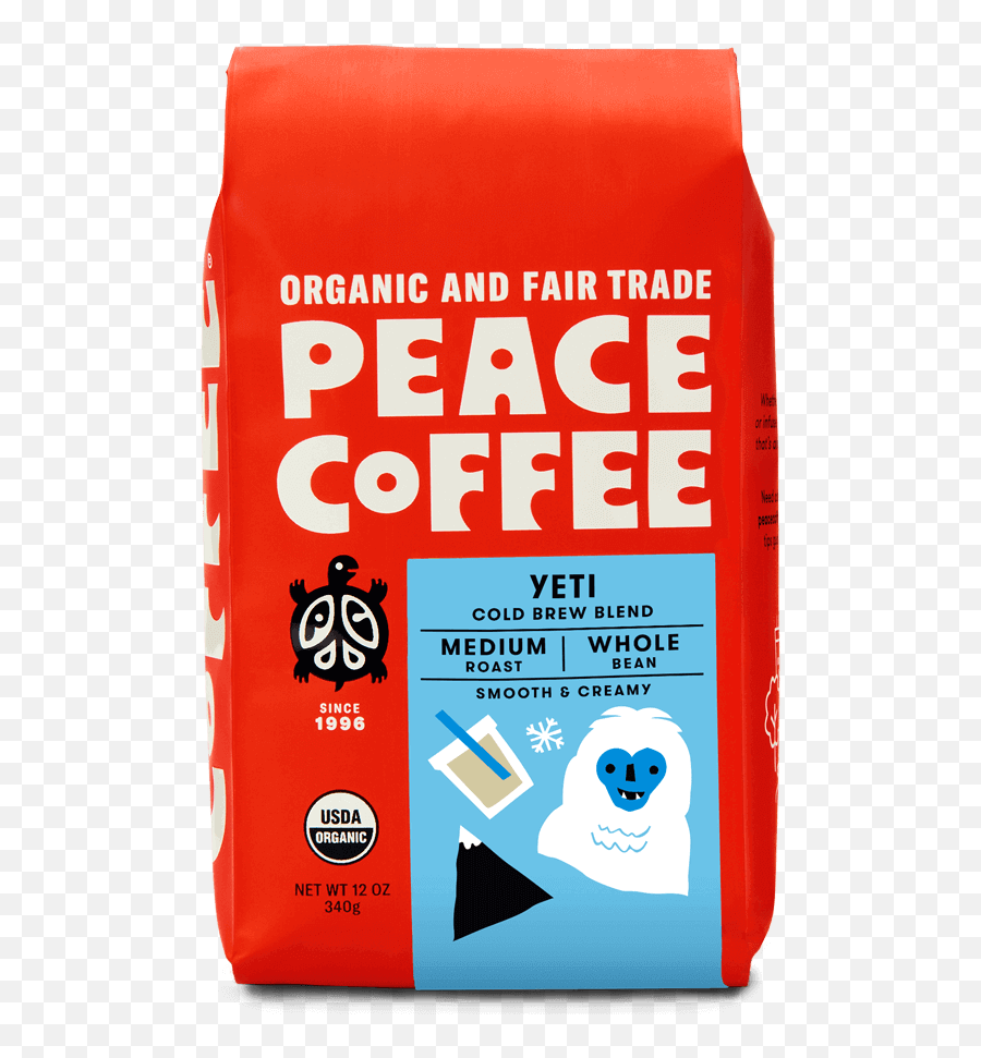 Cold Brew Coffee Beans Buy Yeti Online Peace - Peace Coffee Yeti Png,Yeti Icon