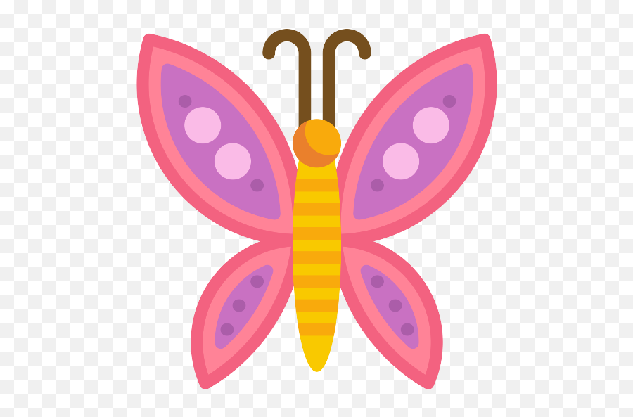 Butterfly Design From Top View Vector Svg Icon 5 - Png Girly,Pink Butterfly Icon