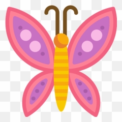 Butterfly Design From Top View Vector Svg Icon 5 - PNG Girly