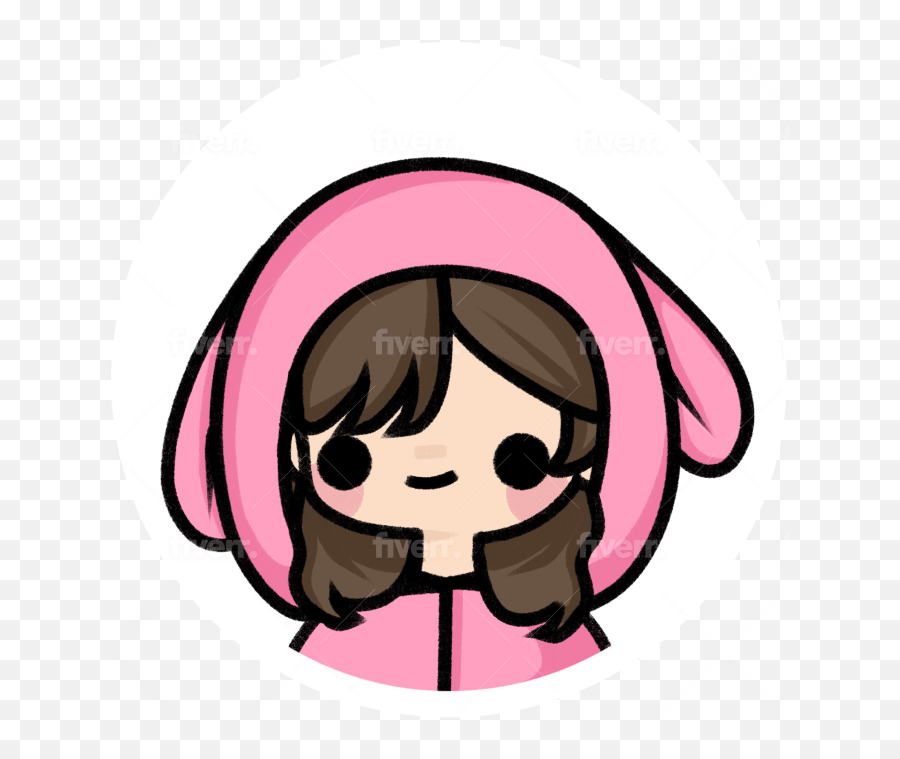 Draw A Kawaii Chibi Character For Profile Picture By - Girly Png,Chibi Icon Maker